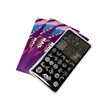 Klio professional Пластина для стемпинга, S-022, маленькая купить