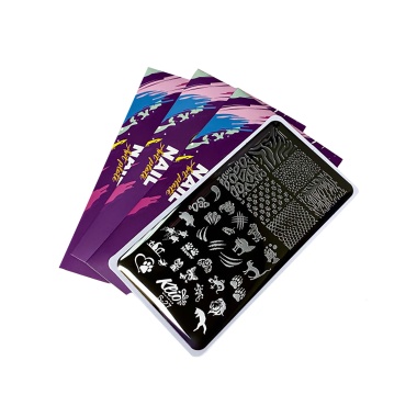 Klio professional Пластина для стемпинга, S-027, маленькая купить