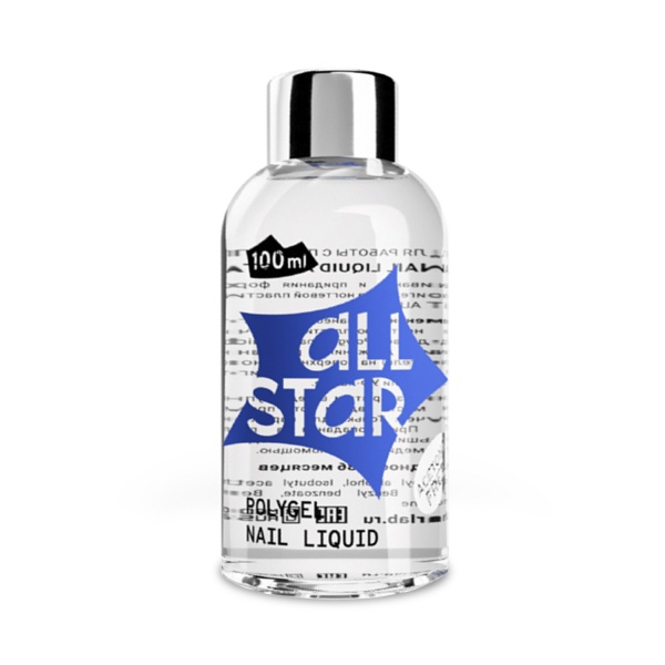 All Star Жидкость для полигеля Nail Liquid Polygel, 100 мл купить