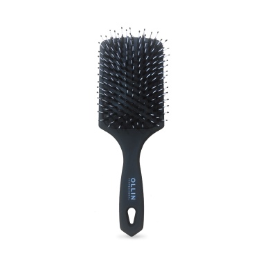 Ollin Professional Щётка массажная трапеция, комбинированная щетина, малая купить