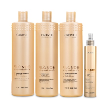 Cadiveu Professional Профессиональный уход Blonde Reconstructor Professional Kit, 4 х 1000 мл купить