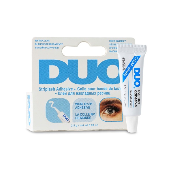 DUO Клей для ресниц Striplash Adhesive, White/Clear, 2.5 гр купить