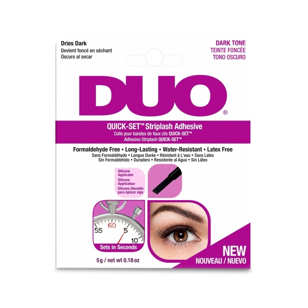 DUO Клей для накладных ресниц Quick-Set Striplash Adhesive, Dark Tone, 5 гр купить