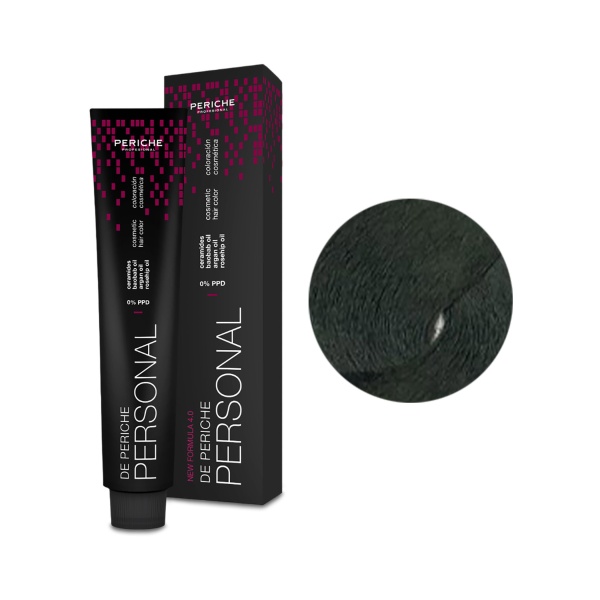 Periche Profesional Стойкий краситель для волос Personal, № 1 Black, 100 мл купить