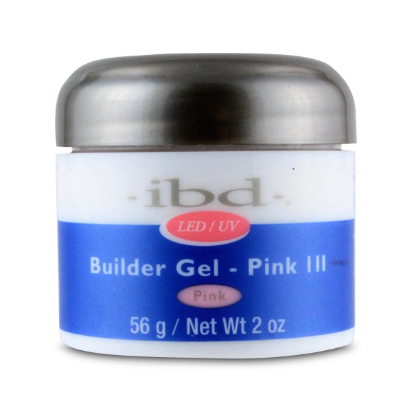 ibd Конструирующий камуфлирующий гель LED/UV Builder Gel, розовый холодный оттенок Pink III, 56 гр купить