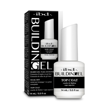 ibd Верхнее покрытие с кисточкой LED/UV Building Gel Top Coat, 14 мл купить