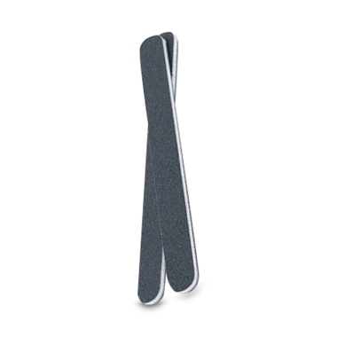 ibd Прямая пилка для искусственных и натуральных ногтей Black Padded File, 100/180 грит, черная купить