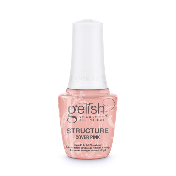 Gelish Камуфлирующий, укрепляющий гель с кисточкой Structure, розовый Cover Pink, 15 мл купить