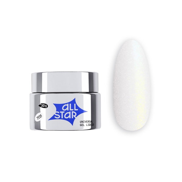 All Star Гель скульптурный, №705 Gloss Milk, 30 гр купить