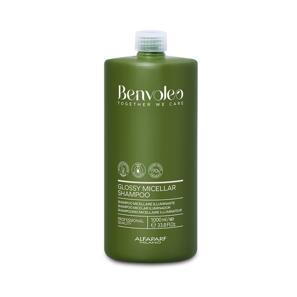 Benvoleo Мицеллярный шампунь для блеска волос Glossy Micellar Shampoo, 1000 мл купить