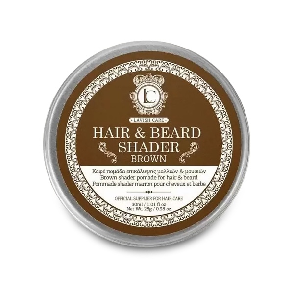 Lavish Care Помада для волос и бороды Beard & Hair Shader Pomade, коричневая Brown, 30 мл купить