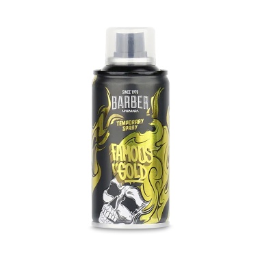 Marmara Barber Лак для волос цветной, Famous Gold, 150 мл купить