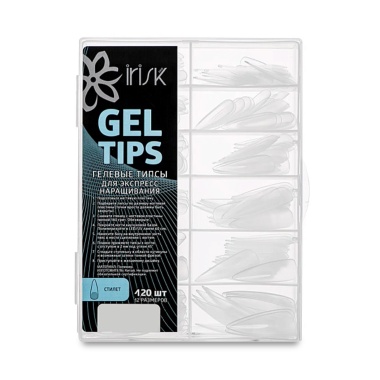 Irisk Professional Гелевые типсы для экспресс наращивания Стилет Gel Tips, 120 шт купить