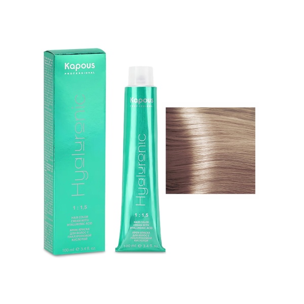 Kapous Крем-краска для волос Hyaluronic Acid, 923 перламутровый бежевый, 100 мл купить