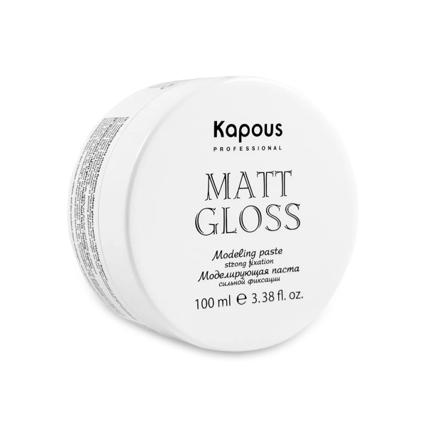 Kapous Моделирующая паста для волос сильной фиксации Styling Matt Gloss ...