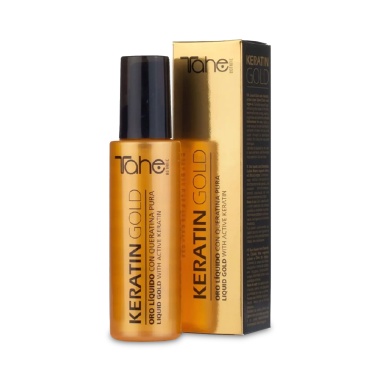 Tahe Professional Масло аргановое для волос с частицами золота Botanic Keratin Gold, 100 мл купить