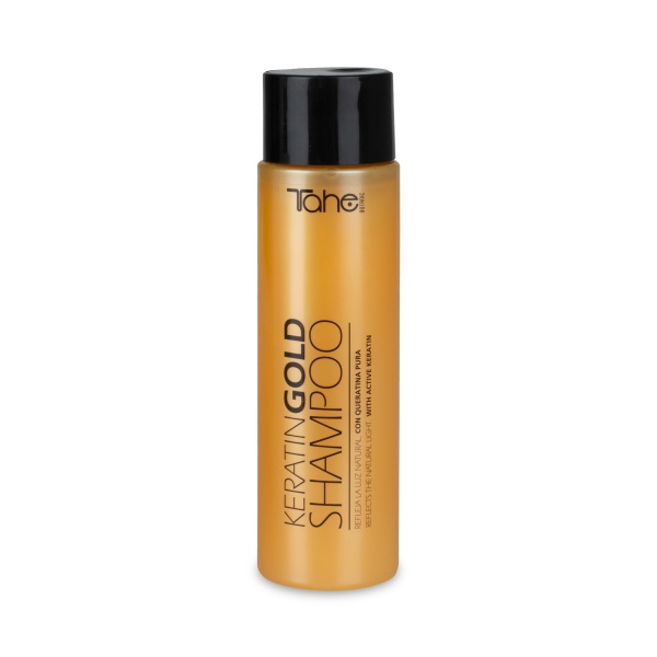 Tahe Professional Шампунь с кератином для придания блеска волосам Botanic Keratin Gold Shampoo, 300 мл купить