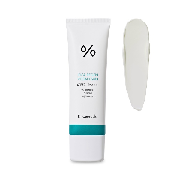 Dr. Ceuracle Солнцезащитный веганский гель с центеллой Cica Vegan Sun Regen Vegan Sun SPF 50+ PA++++, 50 мл купить