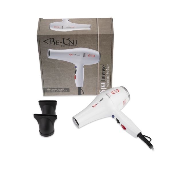 Be-Uni Professional Фен Spa Intense 2200-2400W, белый купить