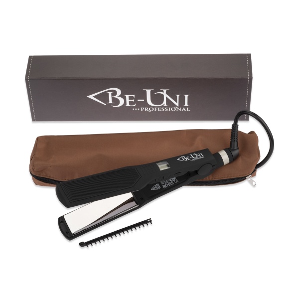 Be-Uni Professional Утюжок для выпрямления волос с зеркальным титановым покрытием купить