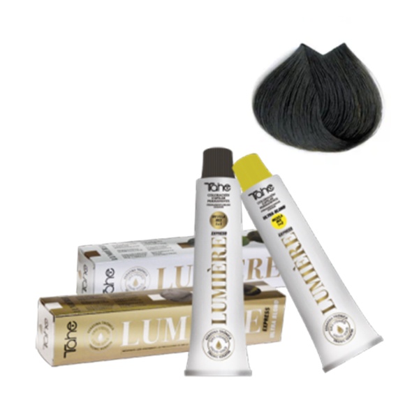 Tahe Professional Стойкая краска для волос Lumiere ExpressPermanent Hair Colour, #4.0 натуральный шатен, 100 мл купить