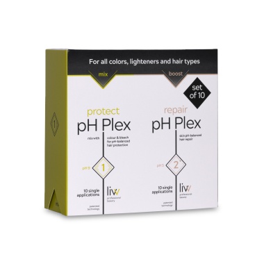 pH Plex 1 & 2 Набор стилиста Travelling Stylist Kit, 10 шт х 7 мл, 10 шт х 15 мл купить