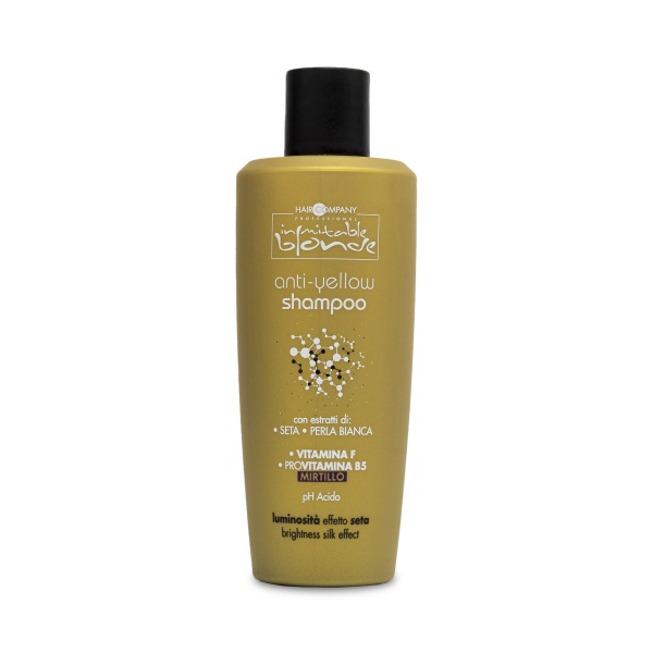 Hair Company Professional Шампунь блокирующий жёлтый оттенок Inimatable Blonde Anti-Yellow Shampoo, 250 мл купить