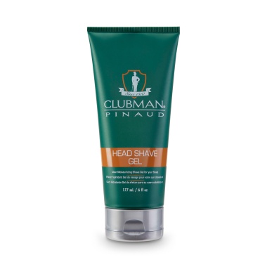 Clubman Pinaud Увлажняющий гель для бритья прозрачный Head Shave Gel, 177 мл купить
