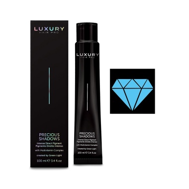 Luxury Hair Pro Интенсивный прямой пигмент Драгоценные оттенки Precious Shadows, голубой топаз Blue Sky Topaz, 100 мл купить