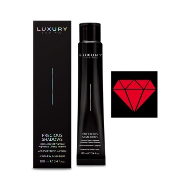 Luxury Hair Pro Интенсивный прямой пигмент Драгоценные оттенки Precious Shadows, красный гранат Red Garnet, 100 мл купить