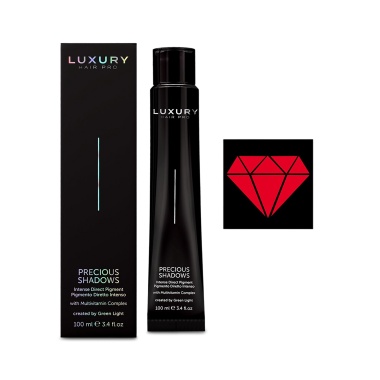 Luxury Hair Pro Интенсивный прямой пигмент Драгоценные оттенки Precious Shadows, красный рубин Red Ruby, 100 мл купить