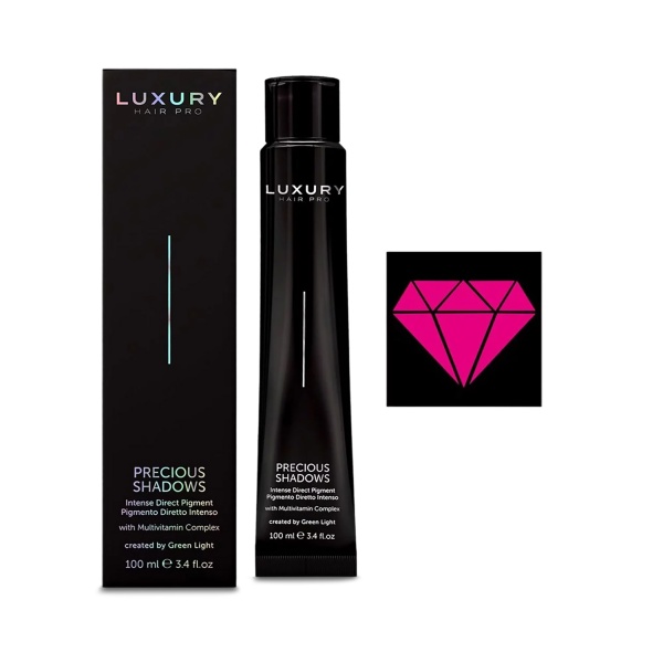 Luxury Hair Pro Интенсивный прямой пигмент Драгоценные оттенки Precious Shadows, розовый бриллиант Pink Diamond, 100 мл купить