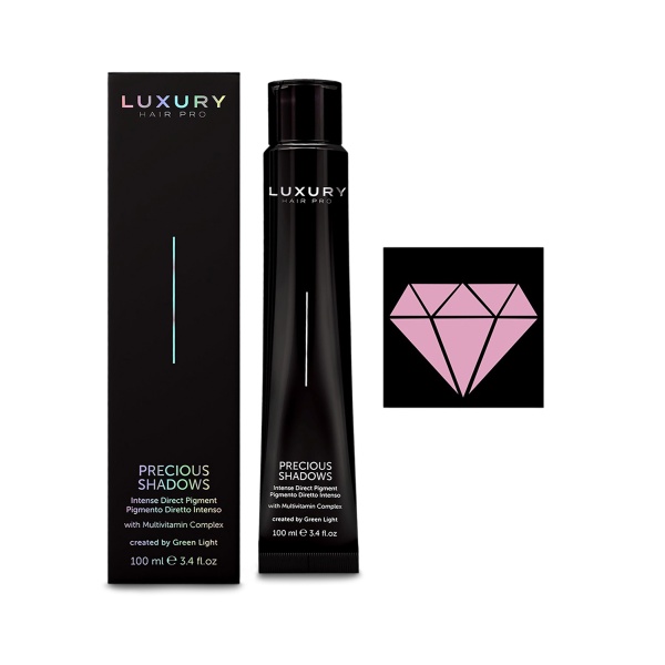 Luxury Hair Pro Интенсивный прямой пигмент Драгоценные оттенки Precious Shadows, розовый кварц Pink Quartz, 100 мл купить