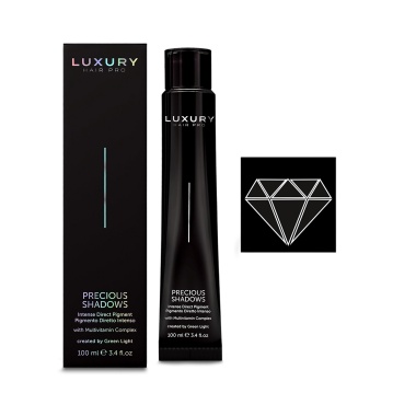 Luxury Hair Pro Интенсивный прямой пигмент Драгоценные оттенки Precious Shadows, черный оникс Black Onyx, 100 мл купить