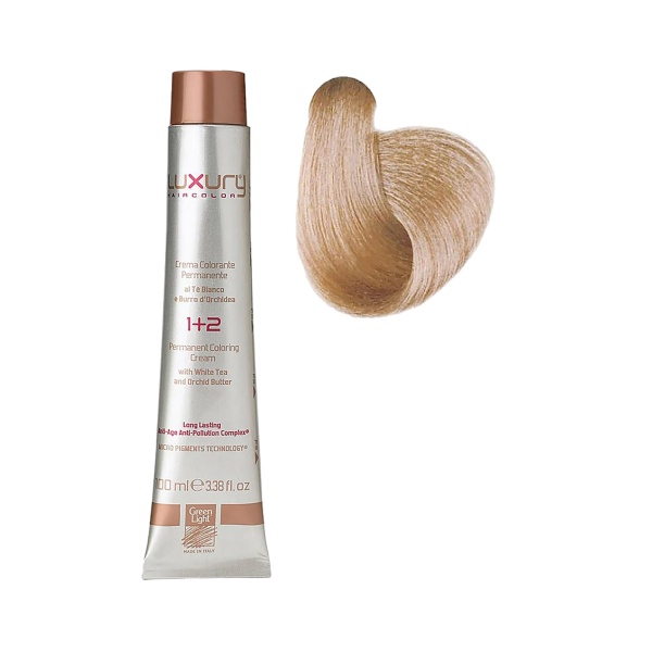 Luxury Hair Pro Краска для волос Hair Color, 10.003 теплый платиновый блондин Warm Platinum Blond, 100 мл купить