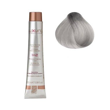 Luxury Hair Pro Краска для волос Hair Color, 10.111 платиновый блонд металлик Platinum Metallic Blond, 100 мл купить