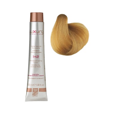 Luxury Hair Pro Краска для волос Hair Color, 10.3 светлый блондин платиновое золото Platinum Golden Blond, 100 мл купить