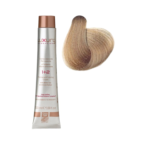 Luxury Hair Pro Краска для волос Hair Color, 10.32 платиновый бежевый блондин Platinum Beige Blond, 100 мл купить
