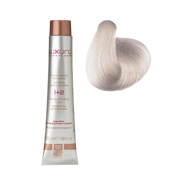 Luxury Hair Pro Краска для волос Hair Color, 11.1 экстремальный пепельный блондин Extreme Ash Blond, 100 мл купить