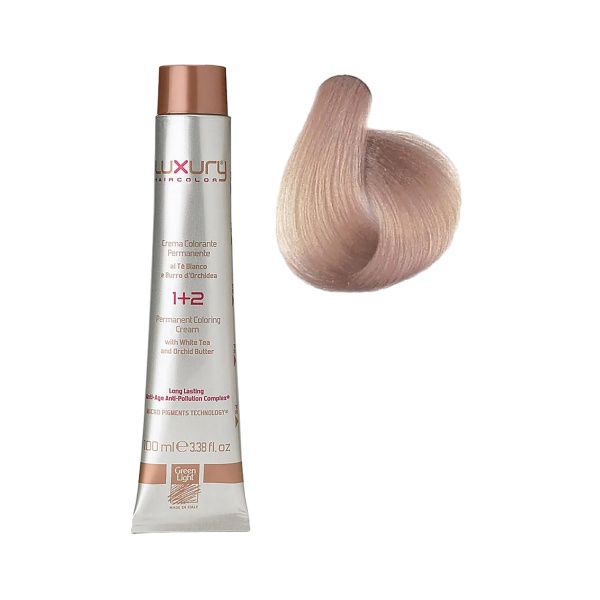 Luxury Hair Pro Краска для волос Hair Color, 11.2 экстремальный бежевый блондин Extreme Beige Blond, 100 мл купить