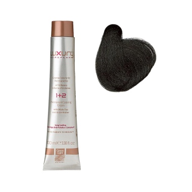 Luxury Hair Pro Краска для волос Hair Color, 4.01 пепельный коричневый Ash Brown, 100 мл купить