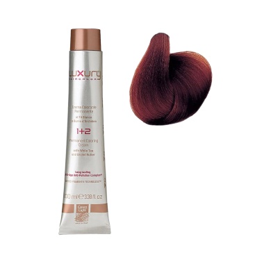 Luxury Hair Pro Краска для волос Hair Color, 4.4 медный коричневый Copper Brown, 100 мл купить