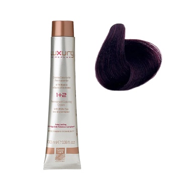 Luxury Hair Pro Краска для волос Hair Color, 4.62 красно-коричневый ирис Red Irisé Brown, 100 мл купить