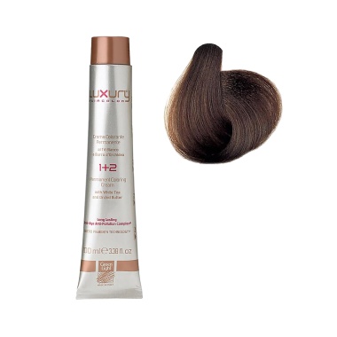 Luxury Hair Pro Краска для волос Hair Color, 5 интенсивный светлый коричневый Intense Light Brown, 100 мл купить