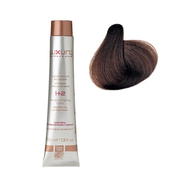 Luxury Hair Pro Краска для волос Hair Color, 5.3 светлый золотистый коричневый Light Golden Brown, 100 мл купить