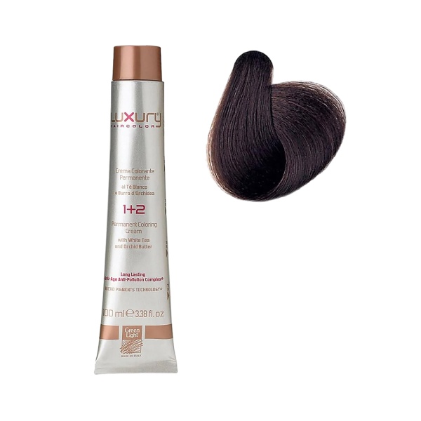 Luxury Hair Pro Краска для волос Hair Color, 5.35 темное какао Dark Cocoa, 100 мл купить