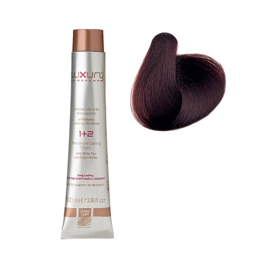 Luxury Hair Pro Краска для волос Hair Color, 5.5 светло-коричневый махагон Light Mahogany Brown, 100 мл купить