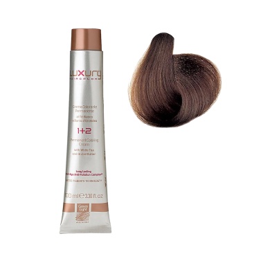 Luxury Hair Pro Краска для волос Hair Color, 5.88 светлый кофе Light Coffee, 100 мл купить
