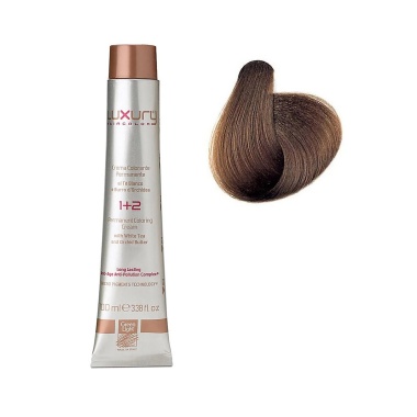 Luxury Hair Pro Краска для волос Hair Color, 6.00 экстра интенсивный натуральный темный блондин Extra Intense Dark Blond, 100 мл купить