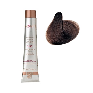 Luxury Hair Pro Краска для волос Hair Color, 6.3 темный золотистый блондин Dark Golden Blond, 100 мл купить